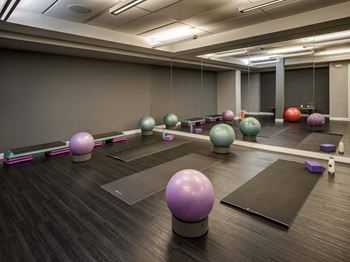Yoga mat In Yoga Studio at The Manor at CityPlace, Doral